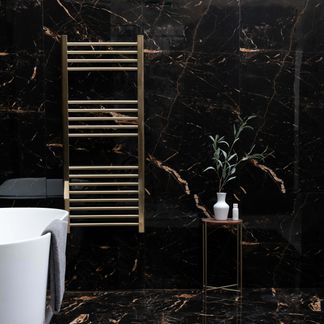 Sky Golden Black Marble Effect Polished Porcelain Wall and Floor Tile