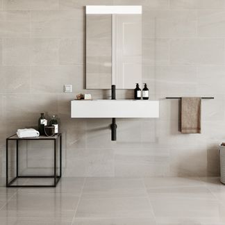 Softstone Grey Rectified Wall Tile - Tiles from Tile Mountain