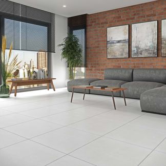 Strauss White Porcelain Wall And Floor