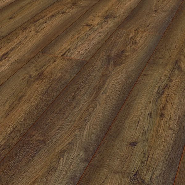 Variety Deep Brown Oak Laminate Flooring 8mm