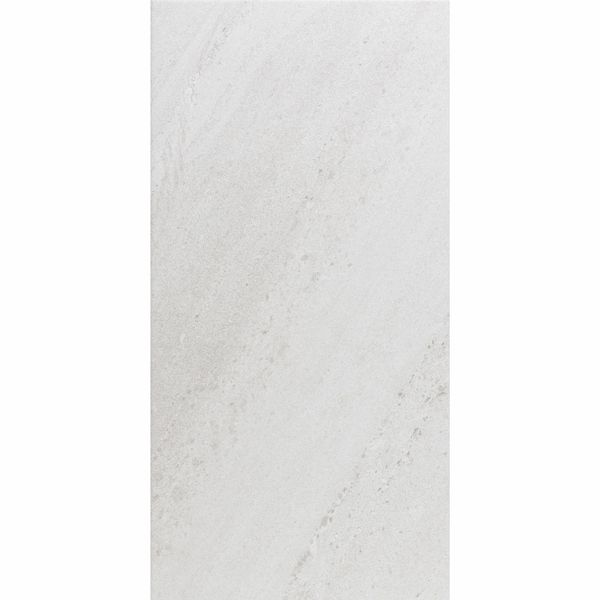 Allegro Light Grey Stone Effect Matt Porcelain Wall and Floor Tile