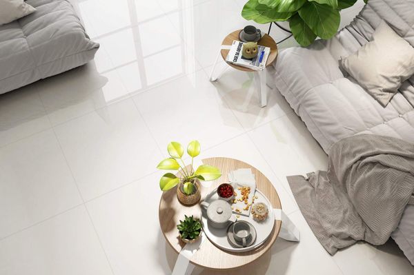 Blanco Rectified Gloss Porcelain Floor Tile