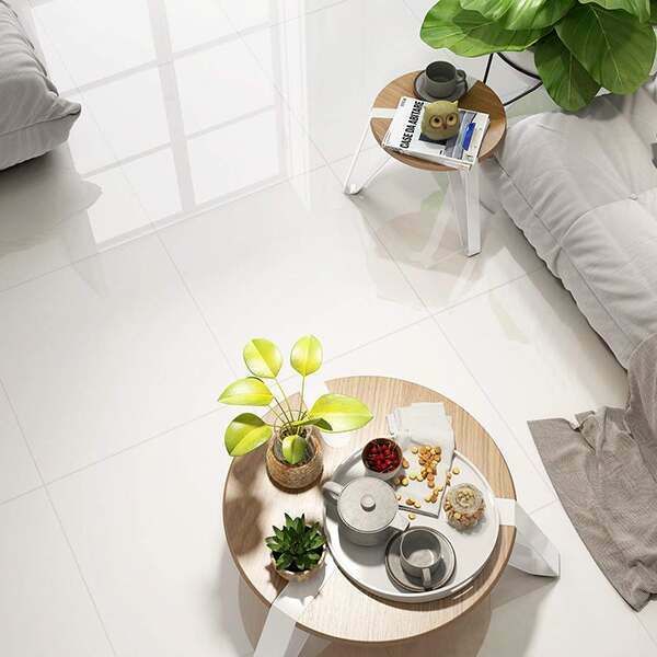 Blanco Rectified Gloss Porcelain Floor Tile