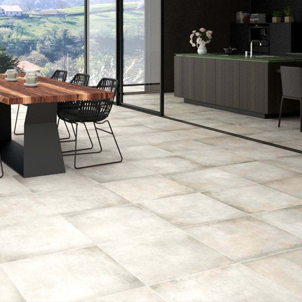 Basilea Grey Rectified Floor Tiles 