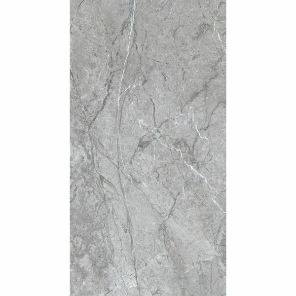 Bernini Grey Gloss Marble Effect Ceramic Wall Tile