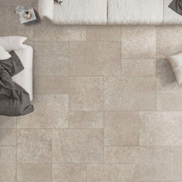 Bowers Rock Grey Matt Porcelain Modular Floor Tiles