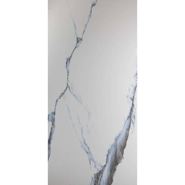 Calacatta Blue Marble Effect Polished Porcelain Wall and Floor Tile