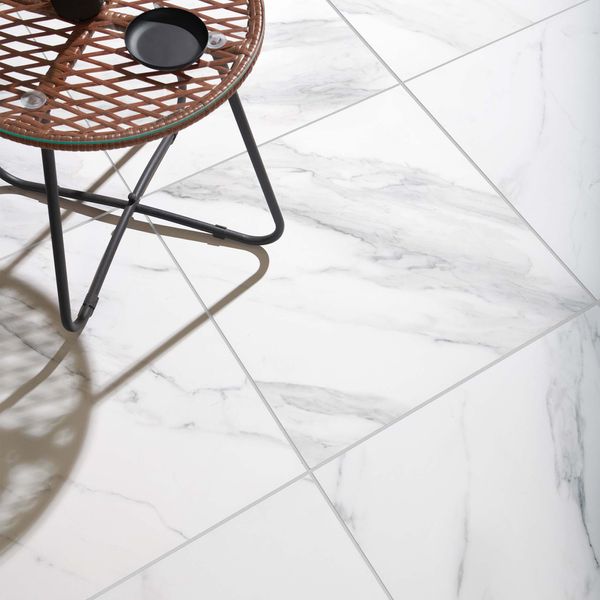 Carrara Marble White Outdoor Slab Tiles