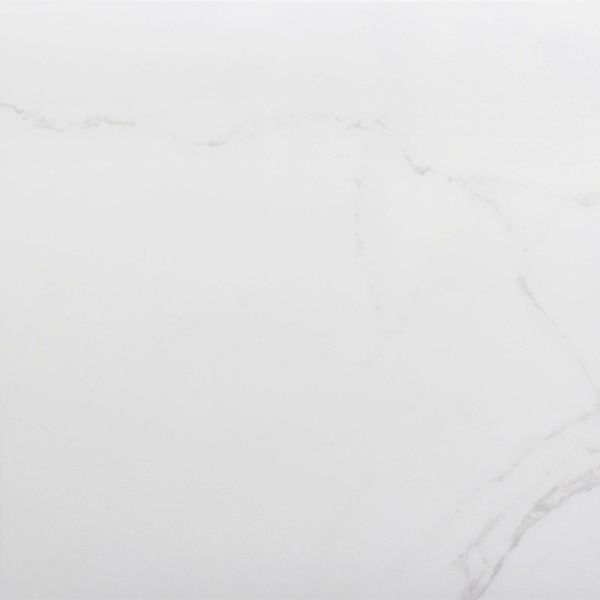 Carrara White Gloss Marble Effect  Porcelain Floor Tile