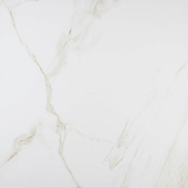 Carrara Gold Gloss Marble Effect Porcelain Floor Tile