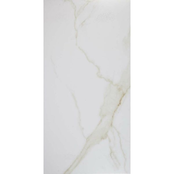 Carrara Gold Matt Marble Effect Porcelain Wall and Floor Tile