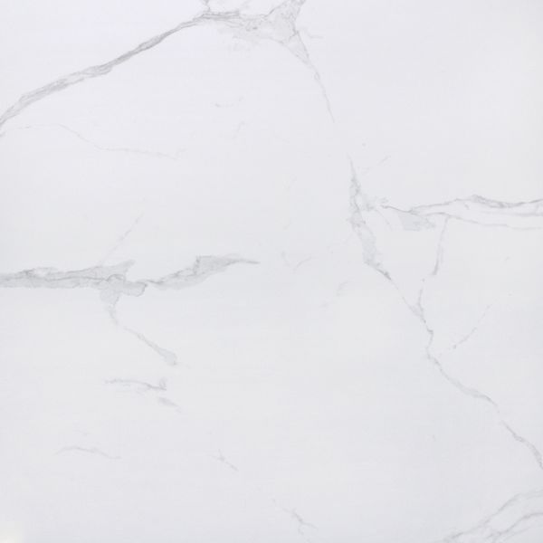 Carrara White Polished Marble Porcelain Floor Tile