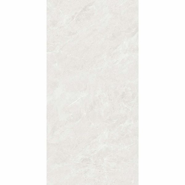Cloud Grey Marble Effect Gloss Ceramic Wall Tile