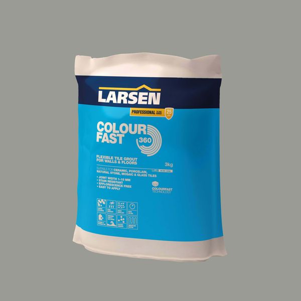 Colourfast 360 Flexible Grey Grout - 3kg