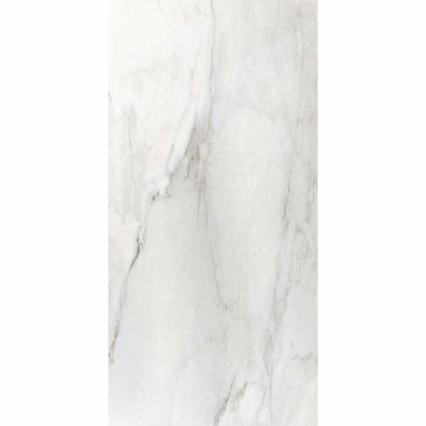 Delicatto White Marble Effect Polished Porcelain Wall and Floor Tile