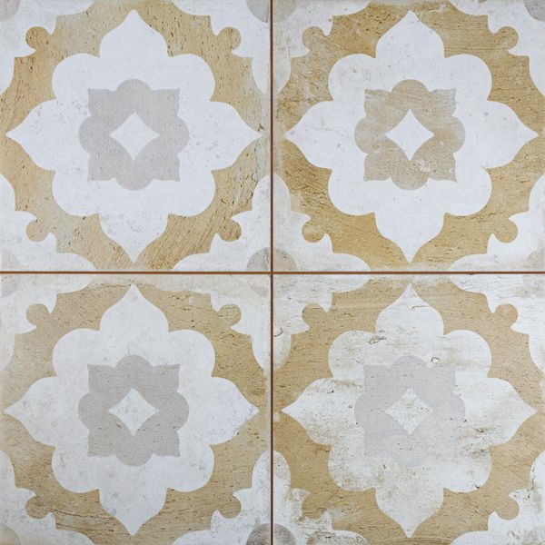 Clay Blossom Floor Tile