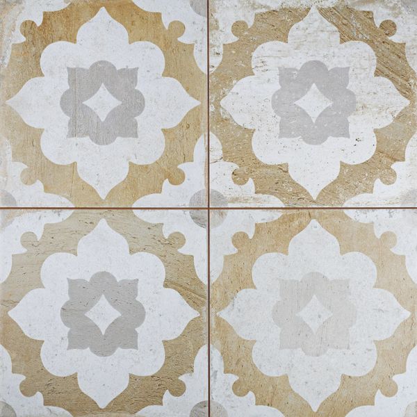 Clay Blossom Floor Tile