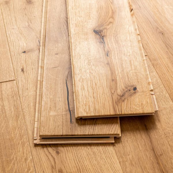 Grande Rustic Oak Engineered Flooring 14mm x 180mm Lacquered