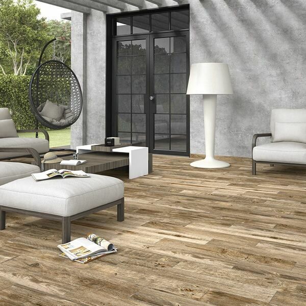 Hardwood Nature Wood Effect Anti-Slip Porcelain Floor Tile