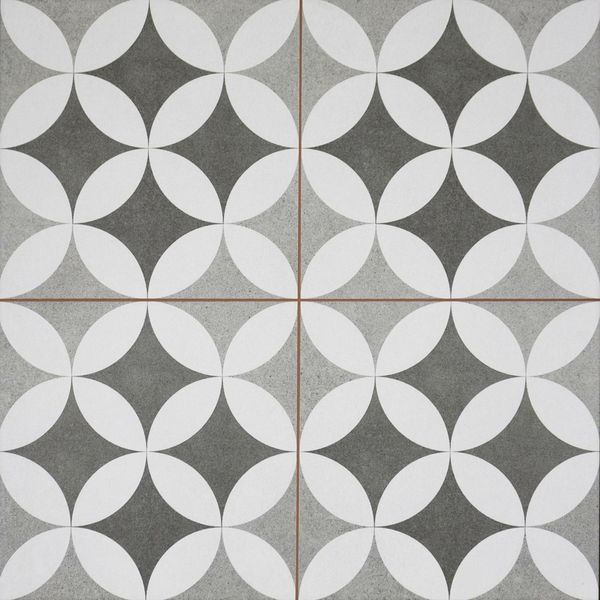 Hester Silver Floor Tiles 