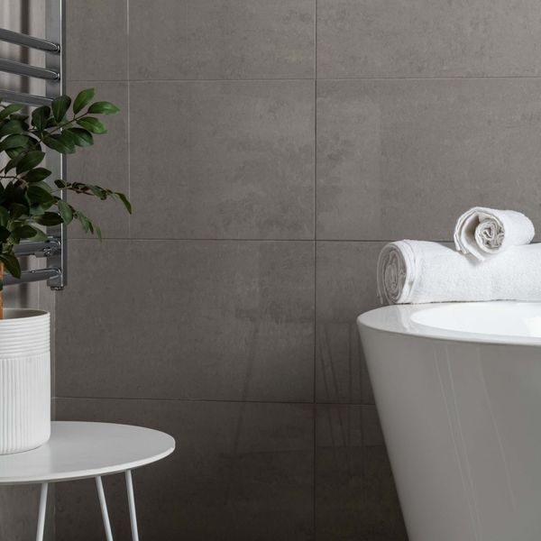 Lounge Light Grey Polished Porcelain Wall and Floor Tile