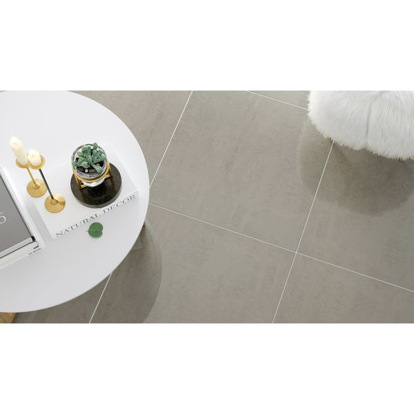 Lounge Light Grey Polished Porcelain Floor Tile