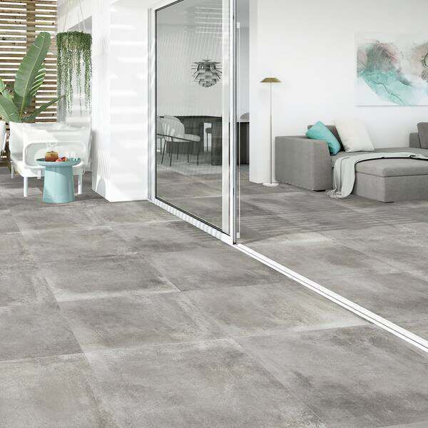 Maddox Grey Anti Slip Porcelain Floor Tile