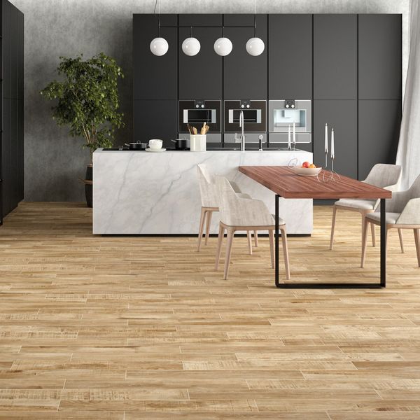 Mikeno Honey Wood Effect Wall And Floor Tiles