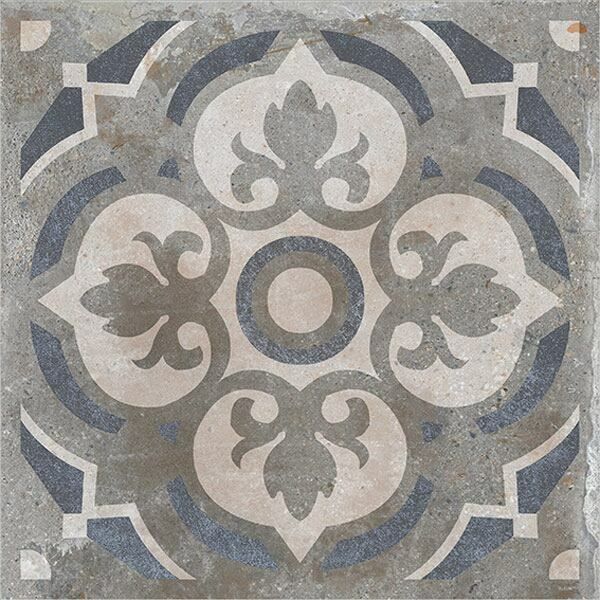 Mischen Dark Grey Decor Concrete Effect Matt Porcelain Outdoor Slab Tile