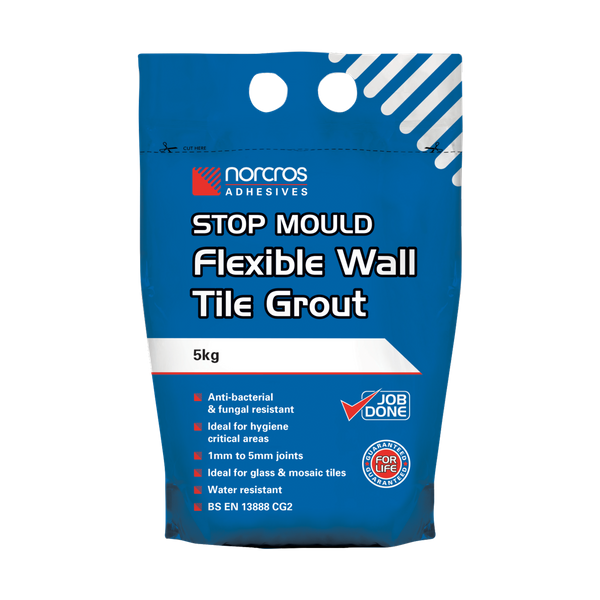 Norcros Stop Mould Steel Grey Wall Tile Grout