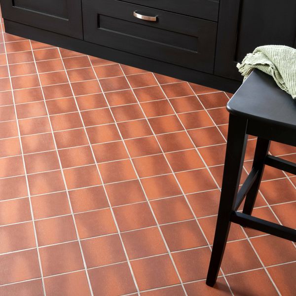 Quarry Terracotta Charred Effect Natural Clay Matt Floor Tile