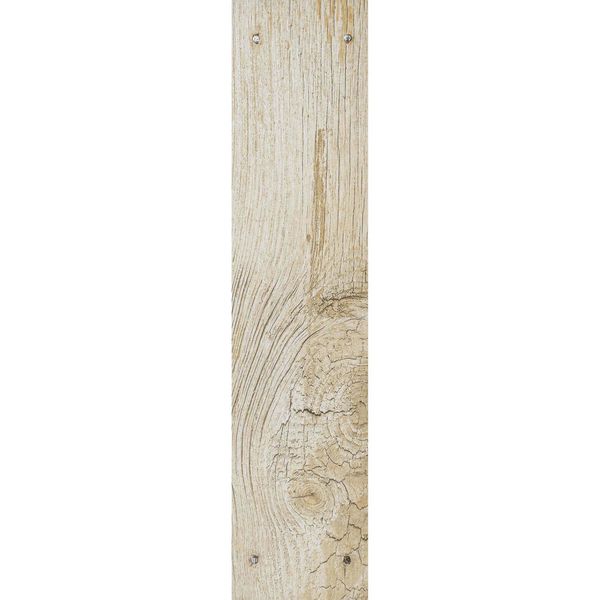 Reclaimed Natural Beige Oak Nailed Wood Effect Floor Tile