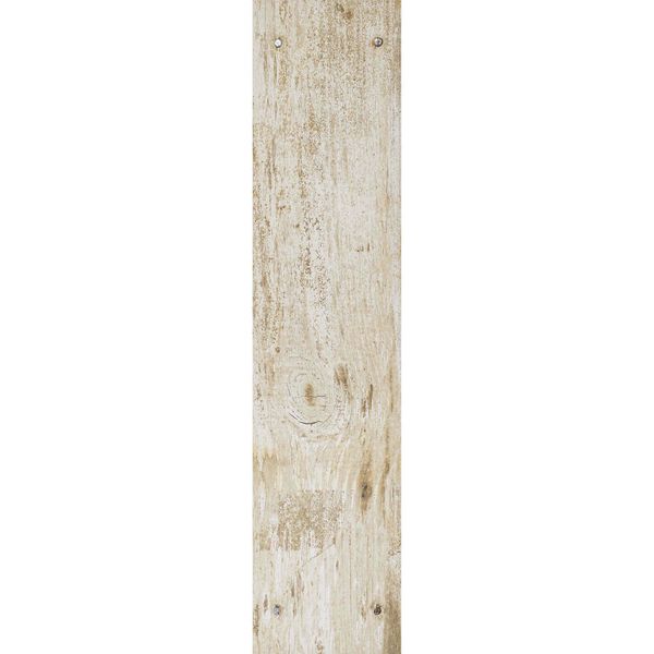 Reclaimed Natural Beige Oak Nailed Wood Effect Floor Tile