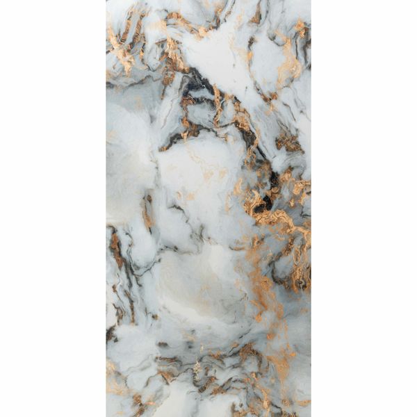 Sky White Marble Effect Polished Porcelain Wall and Floor Tile
