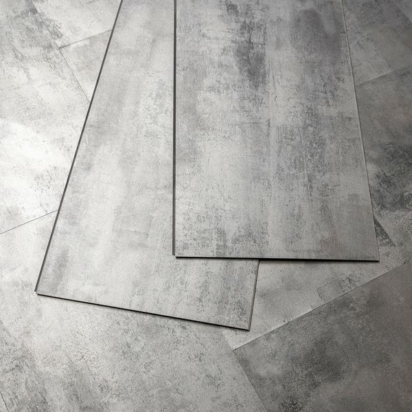 Spanish Stone Linear Charcoal Luxury Click Vinyl Flooring 4mm