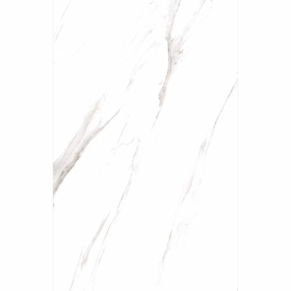 Statuario White Marble Effect Gloss Ceramic Wall Tile