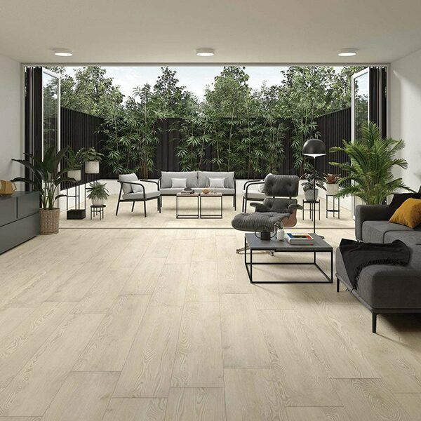Coolwood Natural Wood Effect Rectified Porcelain Floor Tile