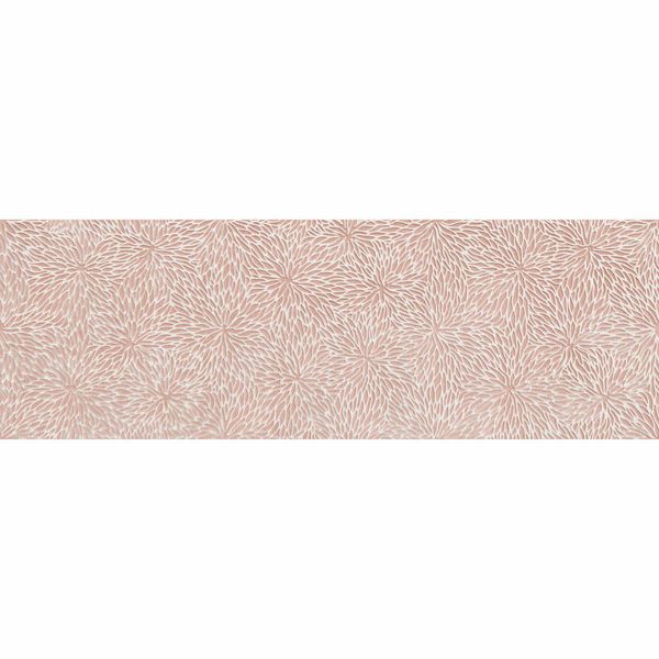 Tapiz Floral Decor Pink Matt Ceramic Wall Tile