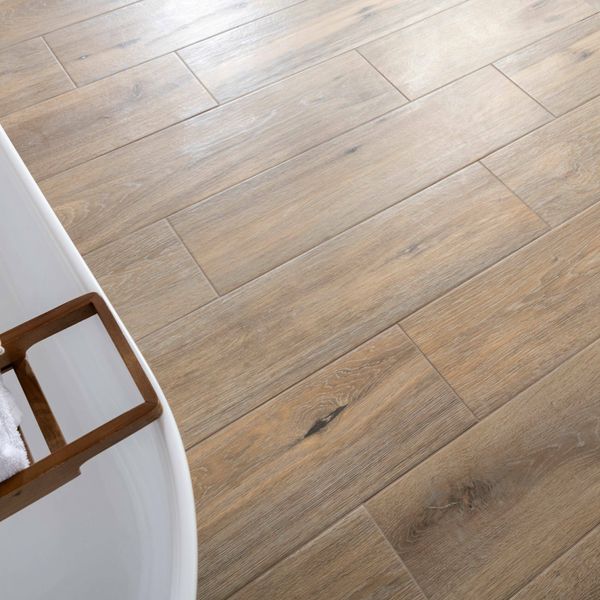 Tejos Light Oak Porcelain Wood Effect Floor Tile