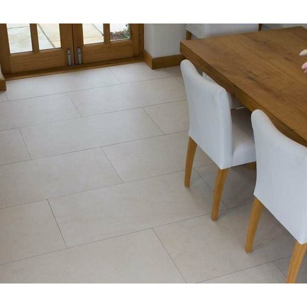 Limestone Matt Almond Floor Tiles