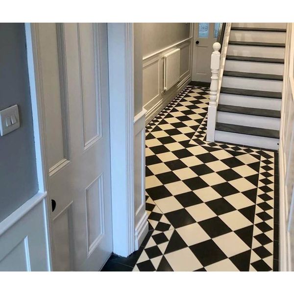 Victorian White Floor Tiles 