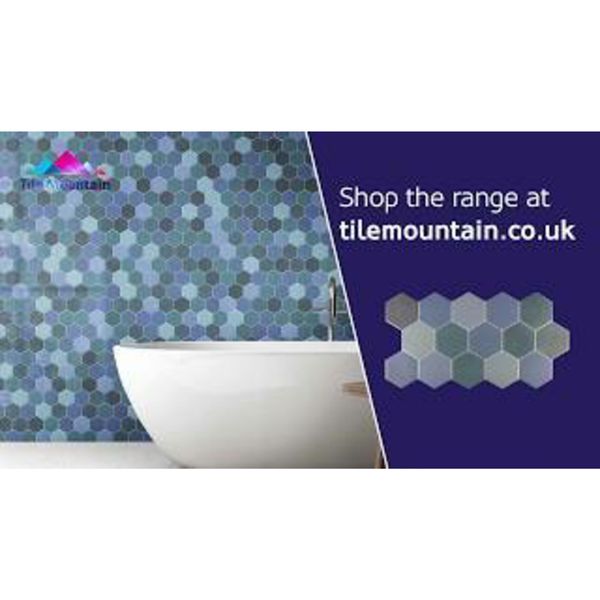 Hexagon Blue Mix Wall And Floor Tiles